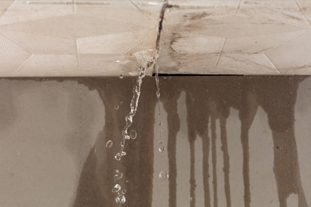 Professional Burst Pipe Cleanup technician working in Gillette, NJ